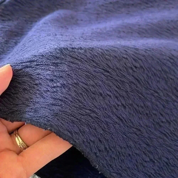 Cabi Textured Tulip Midi Skirt 4 High Waist A-line Flare Navy Career Modest Knit - Picture 11 of 12